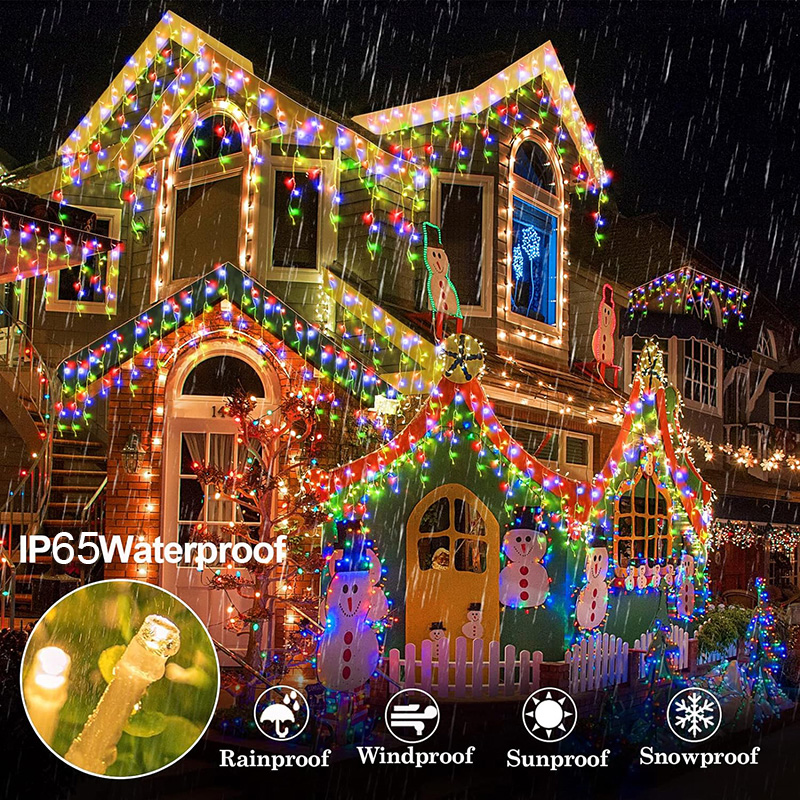 Luces Navideñas Solares – Alto Brillo / 8-10h de Iluminación