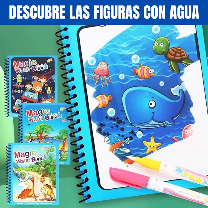 🌈✨ Magic Water Book – ¡Dibuja con agua y descubre la magia! ✨🌈